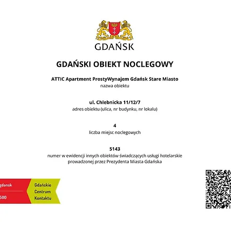 Attic Prostywynajem Stare Danzica