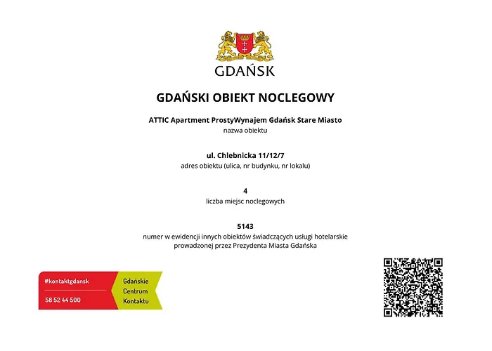 Attic Prostywynajem Stare גדנסק